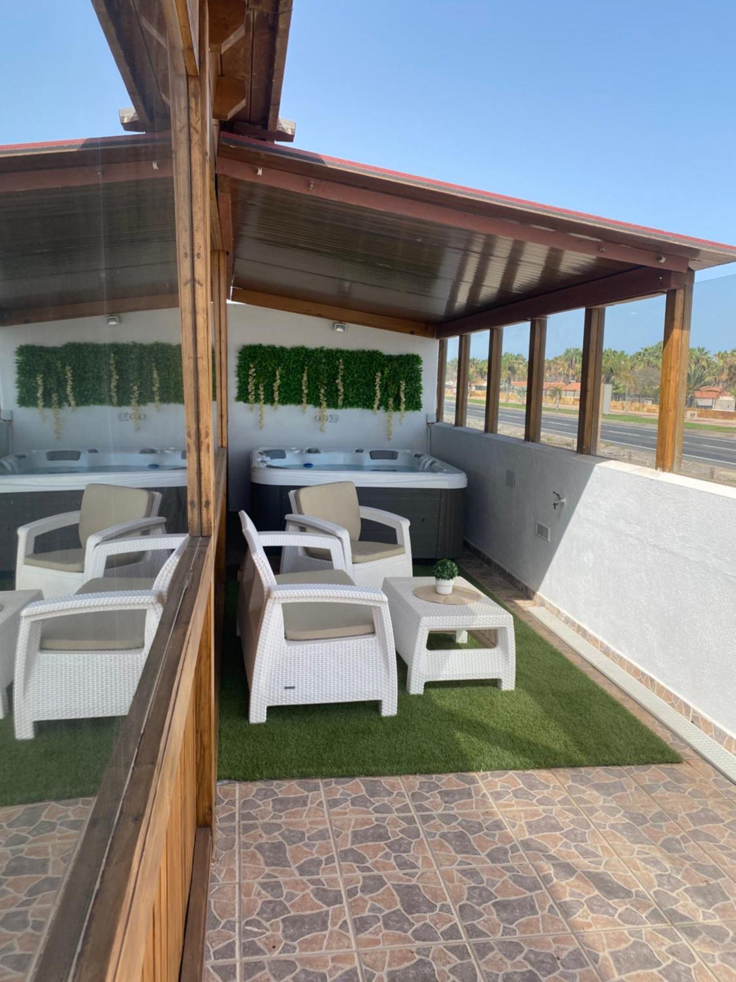 Beach Villa Private Heated Pool カレタ・デ・フステ エクステリア 写真